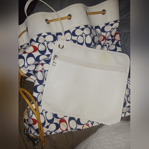 Coach canvas drawstring bag - Picture 3 of 5